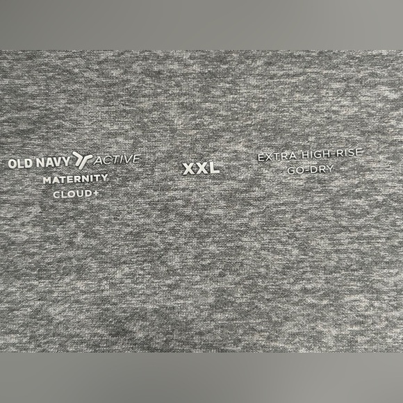 Old Navy Active Extra High Rise, Gray Maternity Leggings, Size XXL - Picture 7 of 7